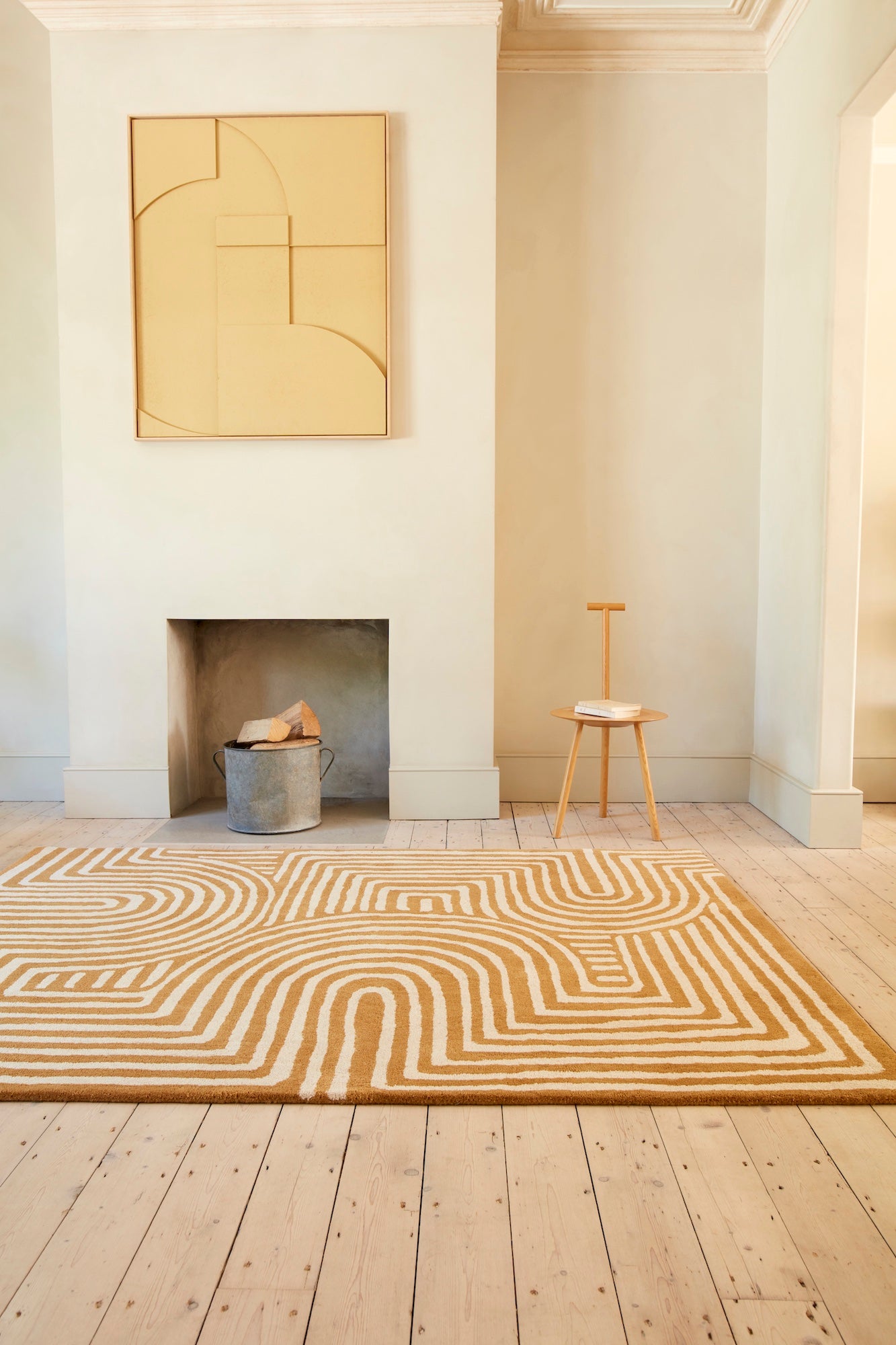 Reef Curve Rug (Ochre)