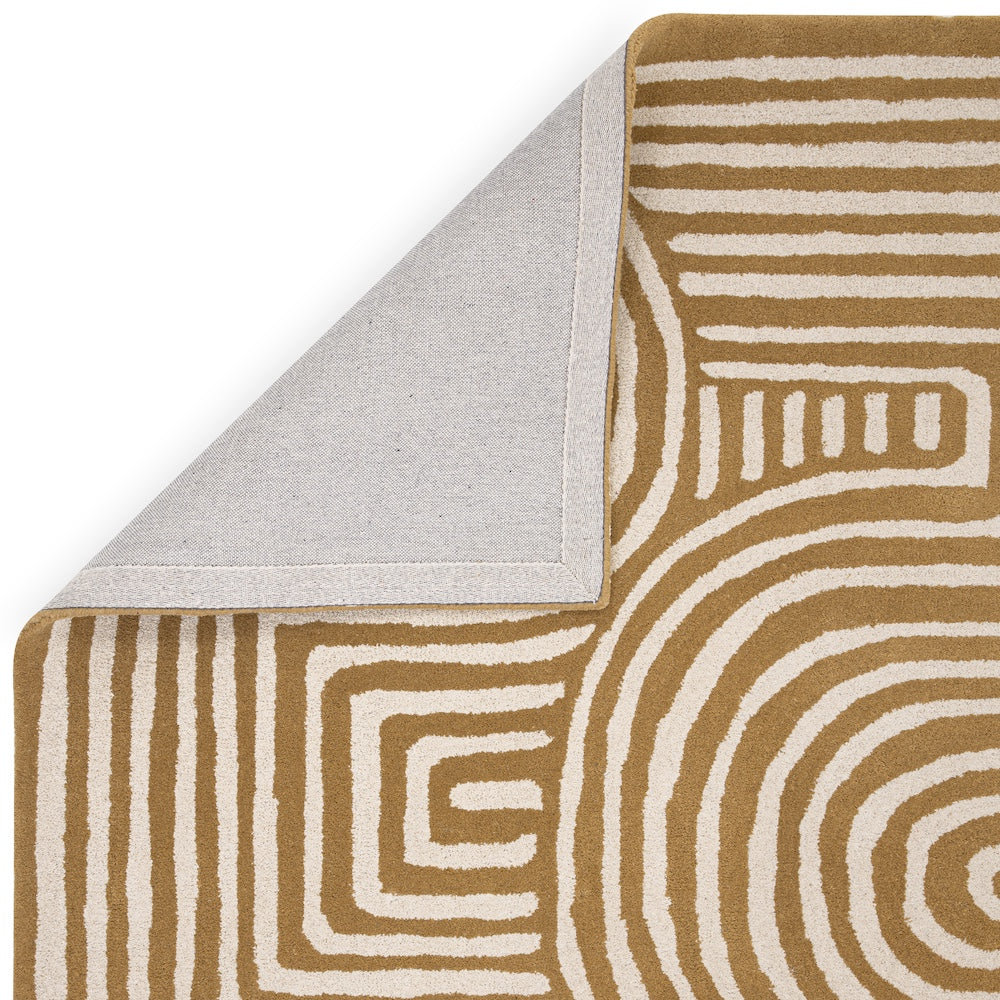 Reef Curve Rug (Ochre)