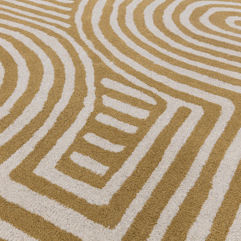 Reef Curve Rug (Ochre)