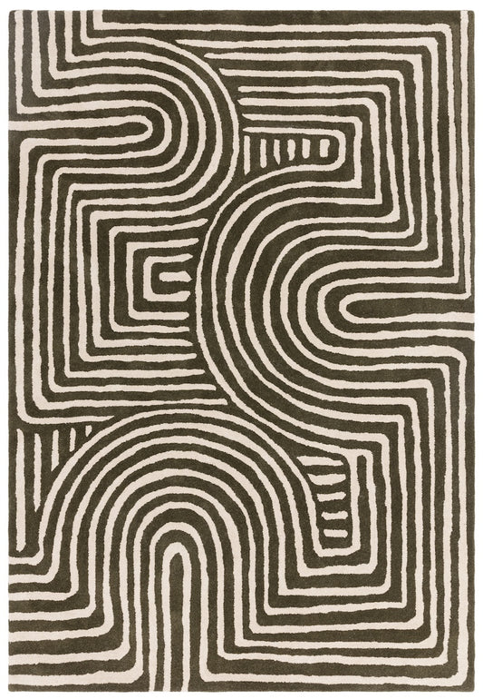 Reef Curve Rug (Forest)