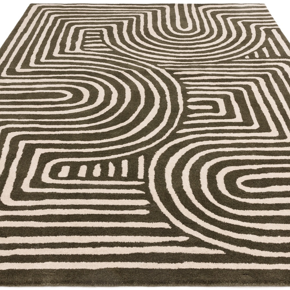 Reef Curve Rug (Forest)