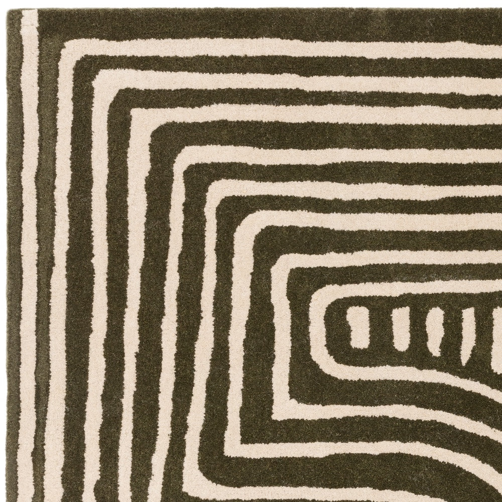 Reef Curve Rug (Forest)