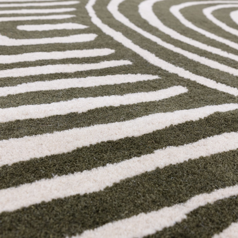 Reef Curve Rug (Forest)