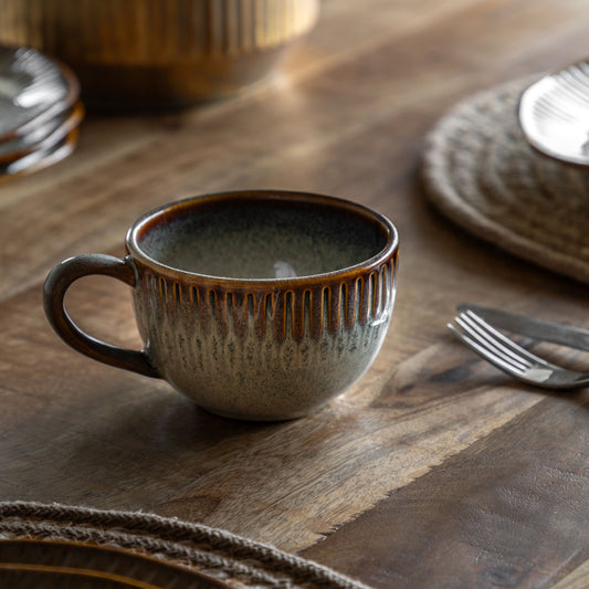 Organic Ridged Mug