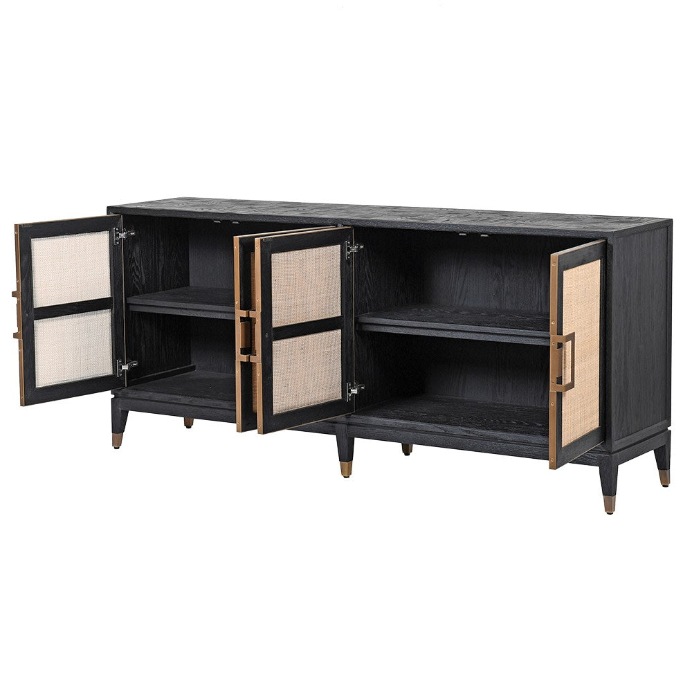 Midnight 4 Door Sideboard