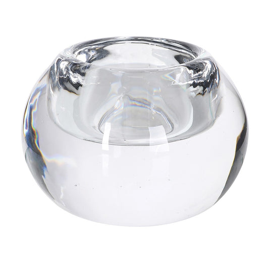 Round Glass Candle Holder