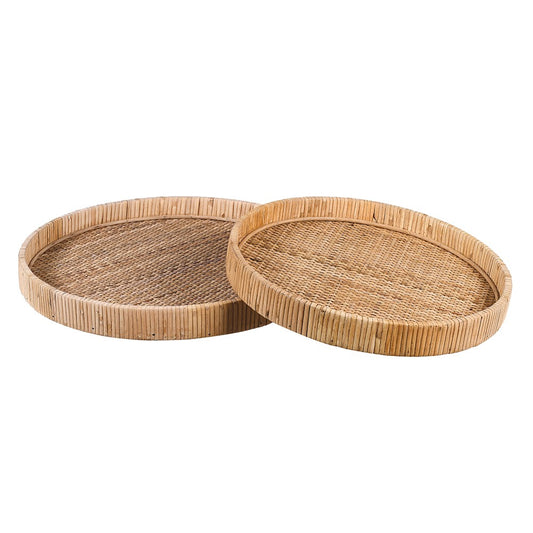 Rattan Trays (Set of 2)