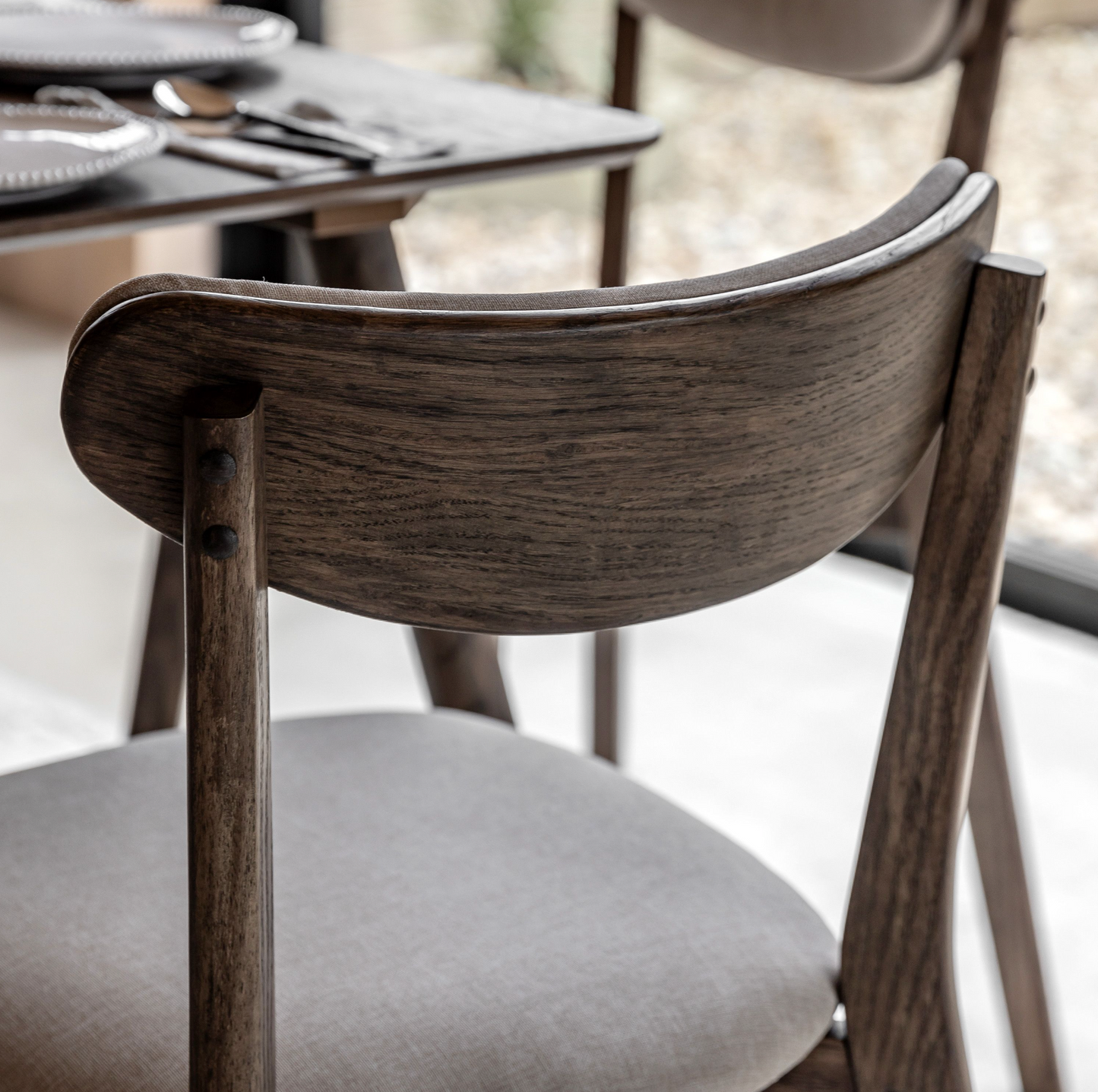 Hatfield Dining Chair - Smoked (set of 2)
