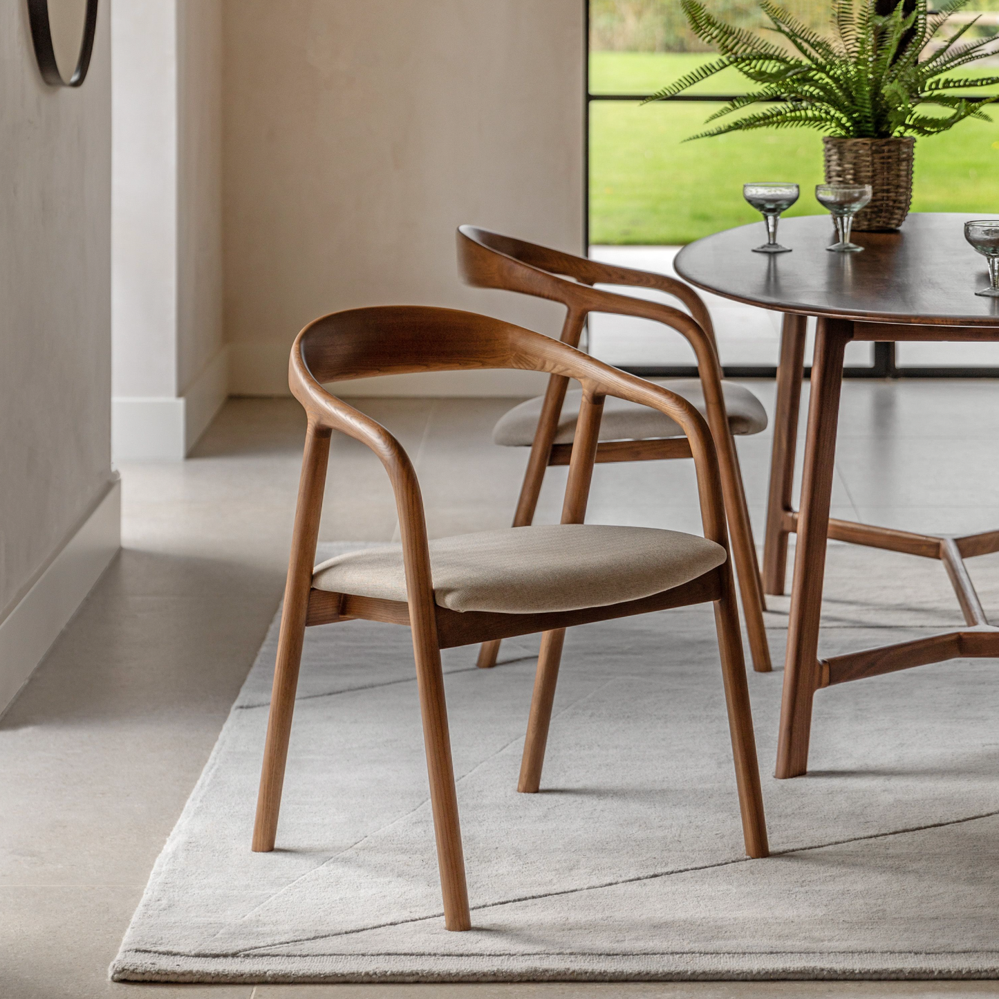 Madrid Dining Chair - Walnut (set of 2)