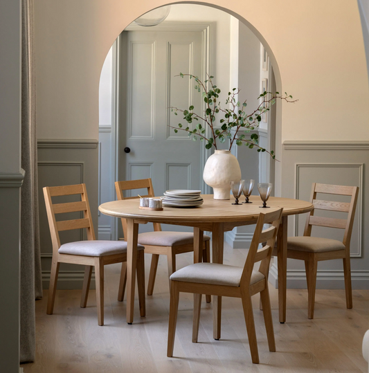 Malvern Round Extending Dining Table
