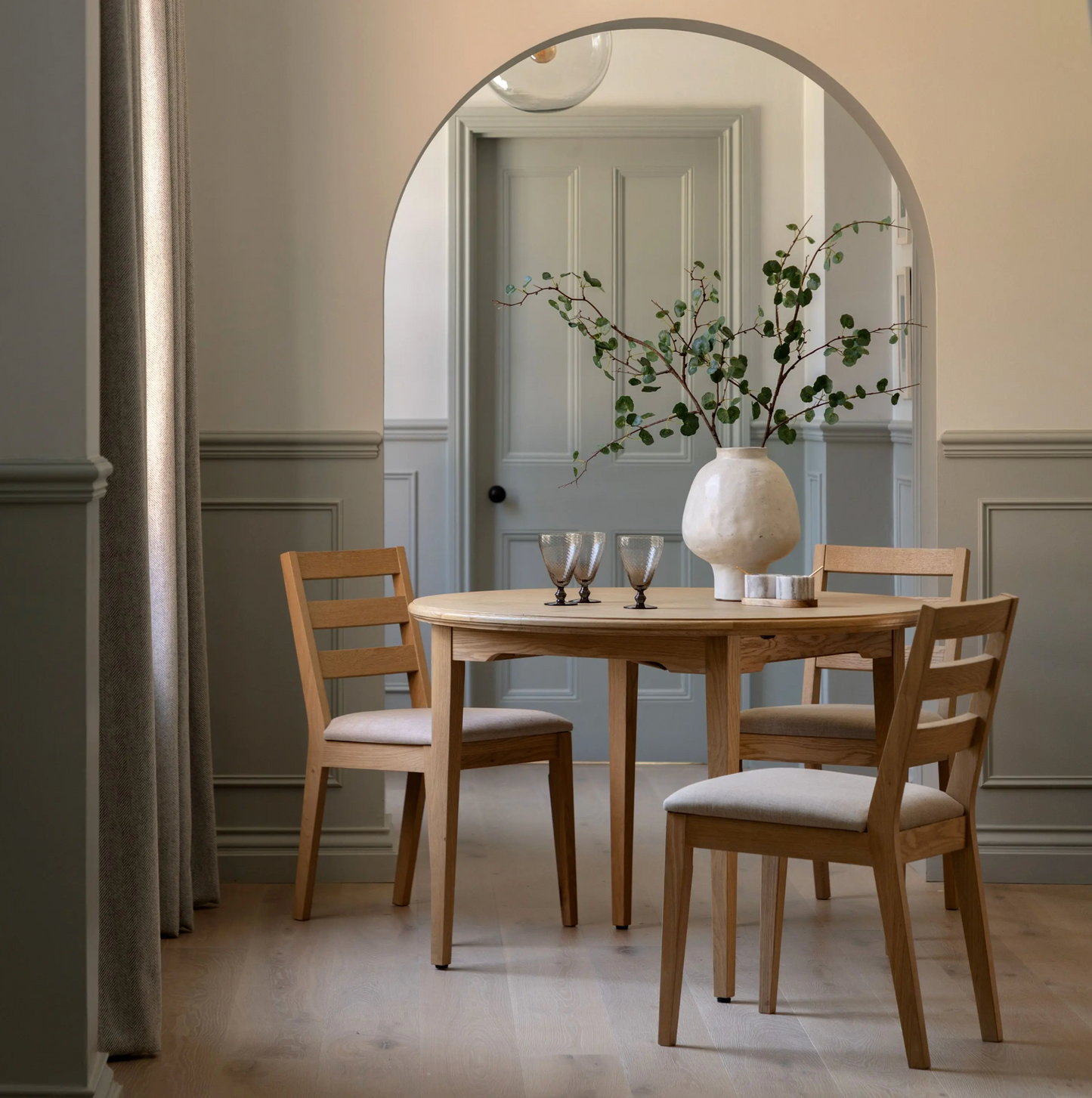 Malvern Round Extending Dining Table