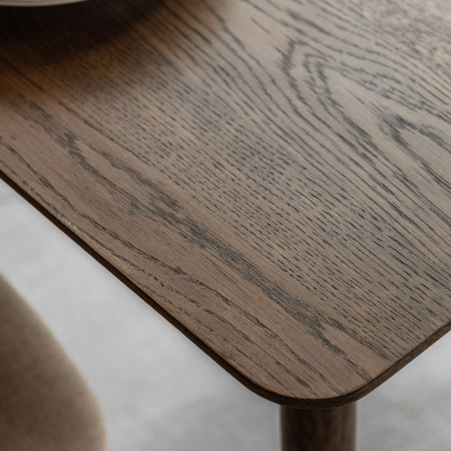 Hatfield Rectangular Dining Table (Smoked Oak)