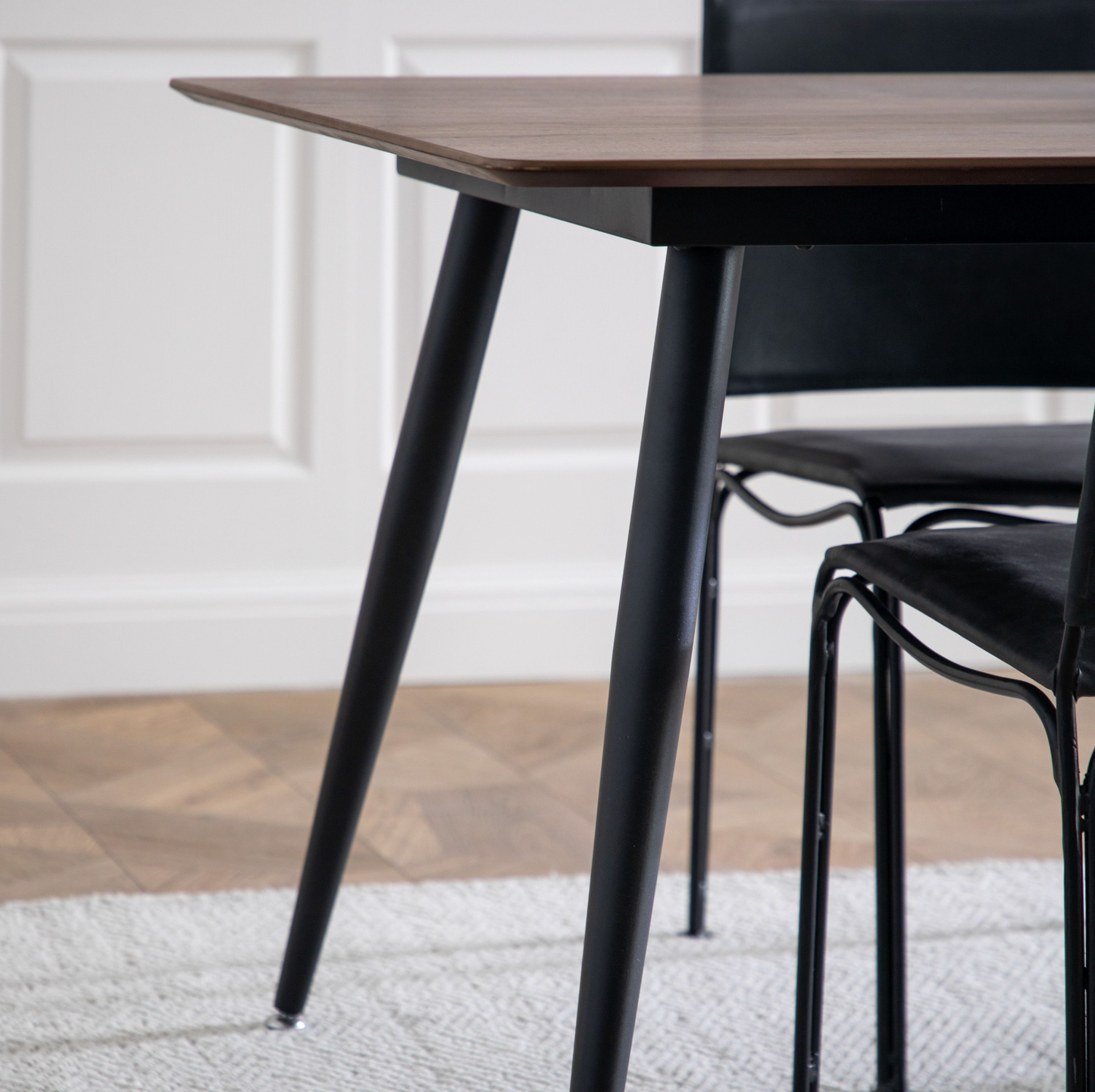 Astley Rectangular Dining Table (Walnut)