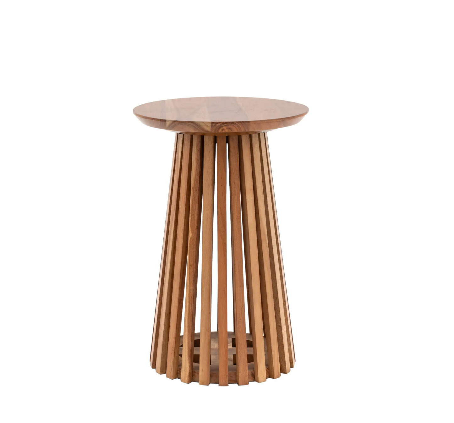 Slatted Side Table