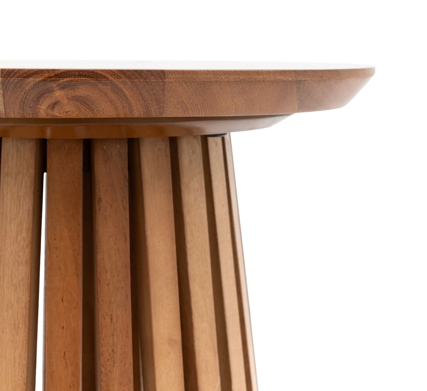 Slatted Side Table