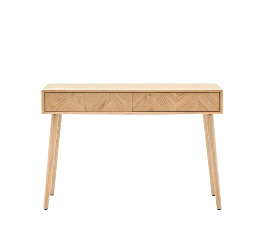 Milano Oak Console Table with drawers