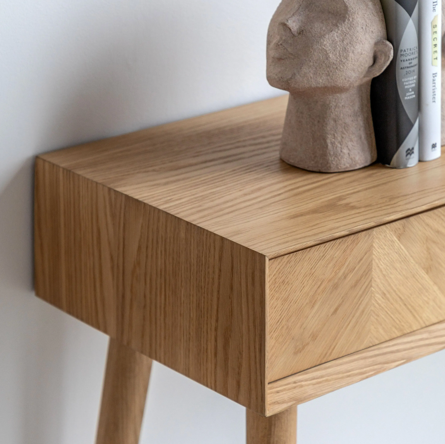 Milano Oak Console Table with drawers