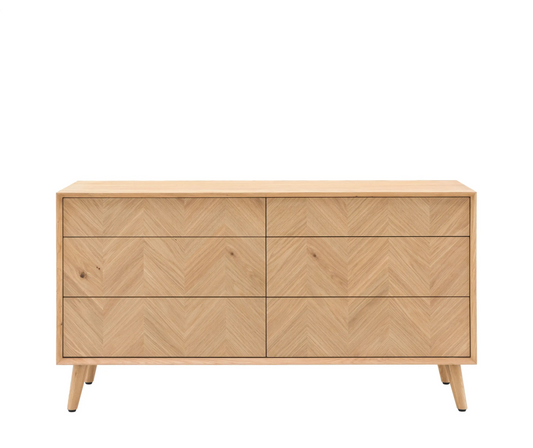 Milano 6 Drawer Chest of Drawers