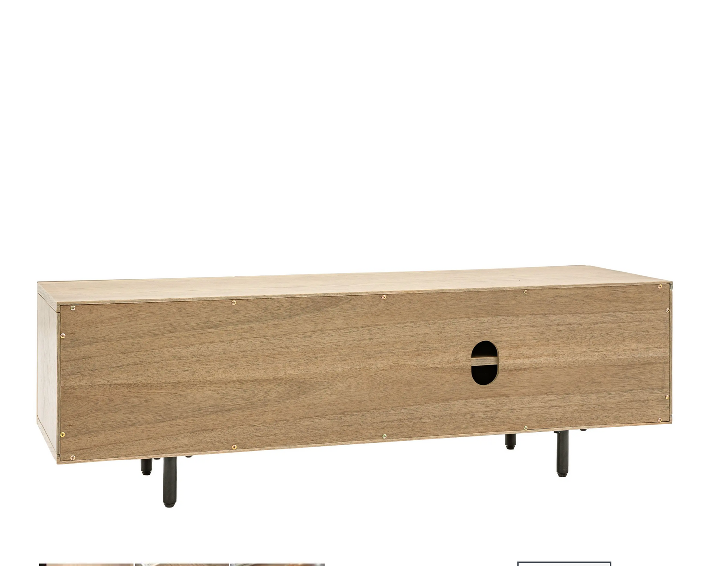 Panelled Media Unit 126cm