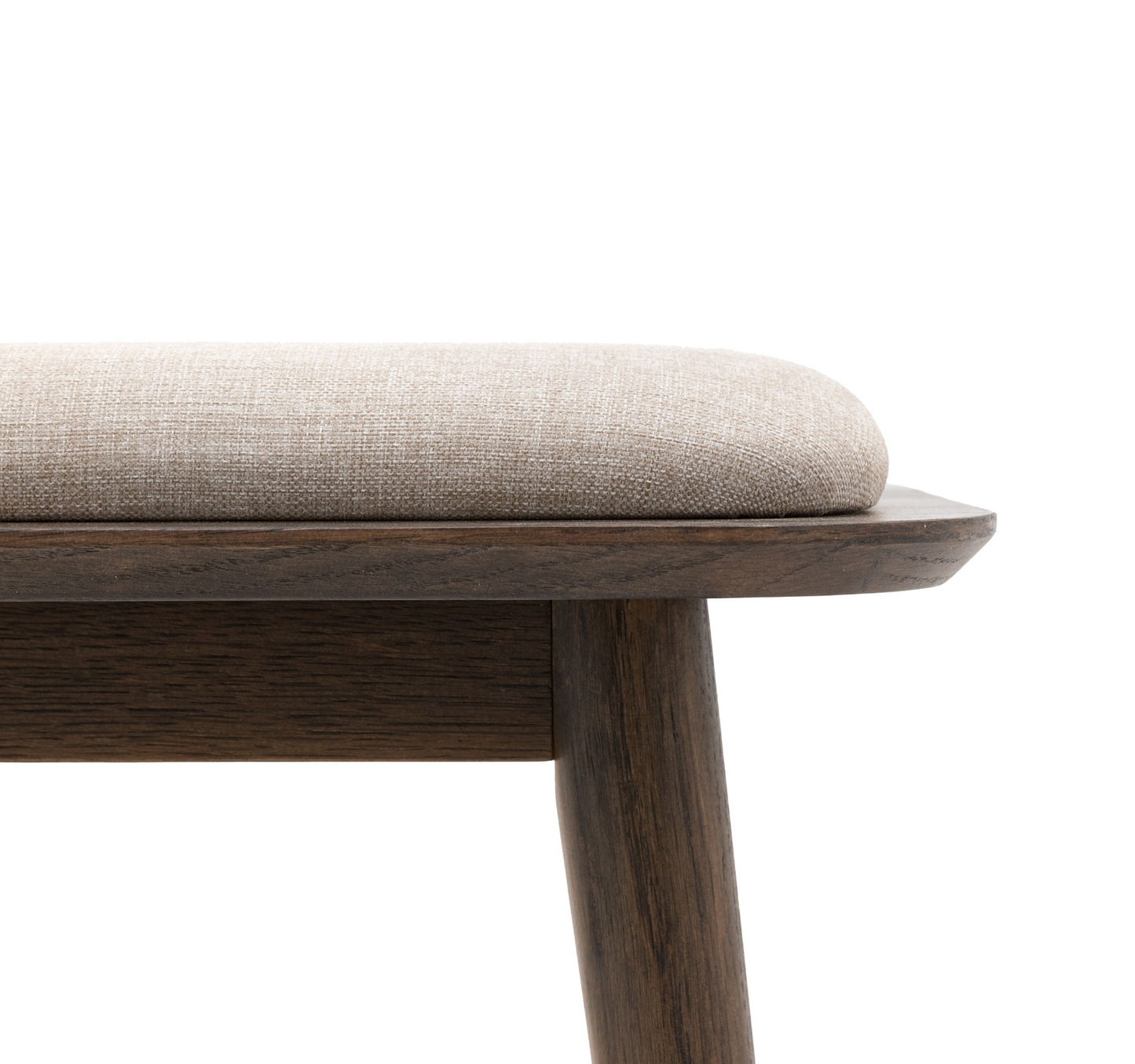 Hatfield Smoked Oak Dining Bench