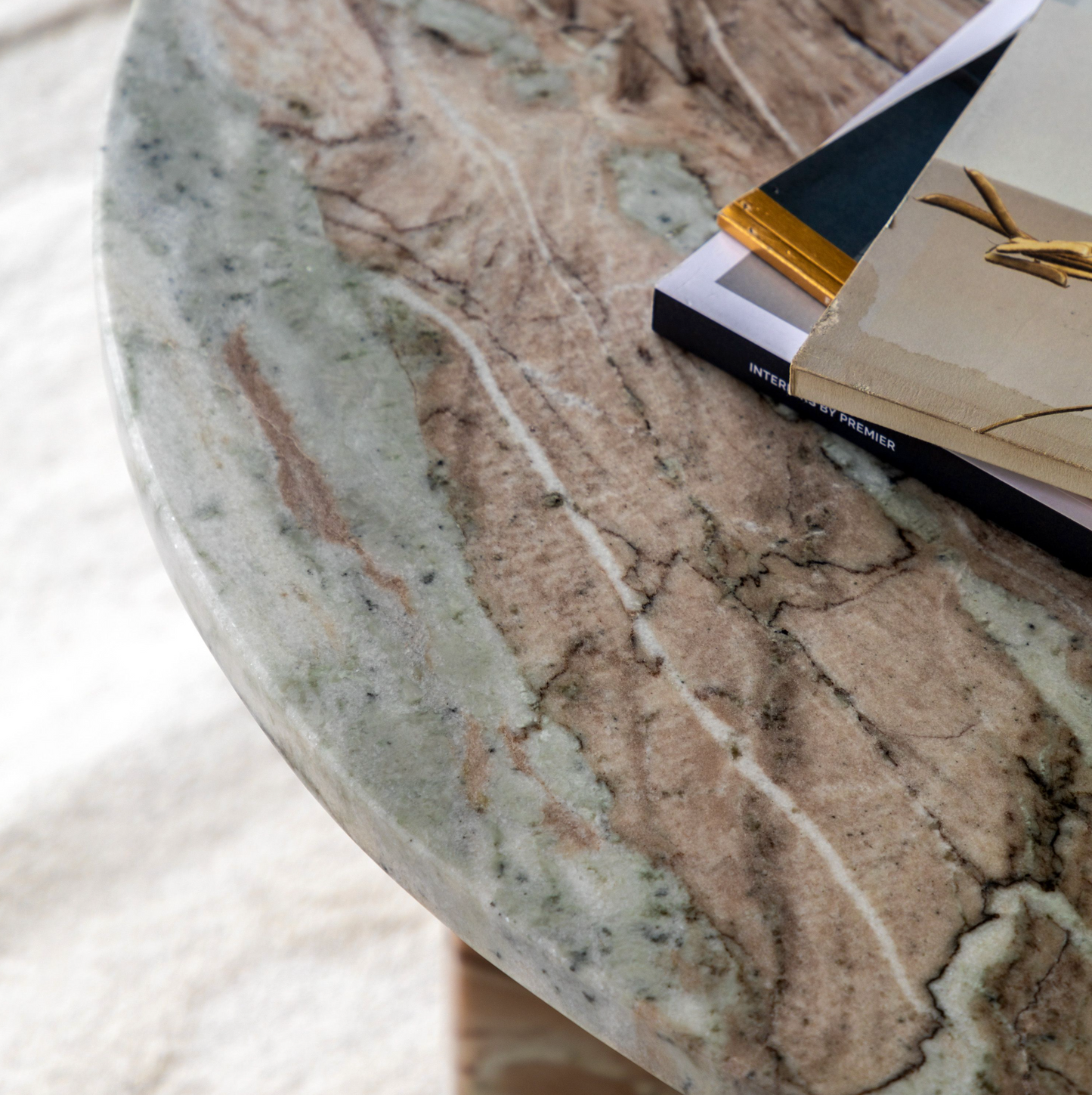 Marble Coffee Table D80cm