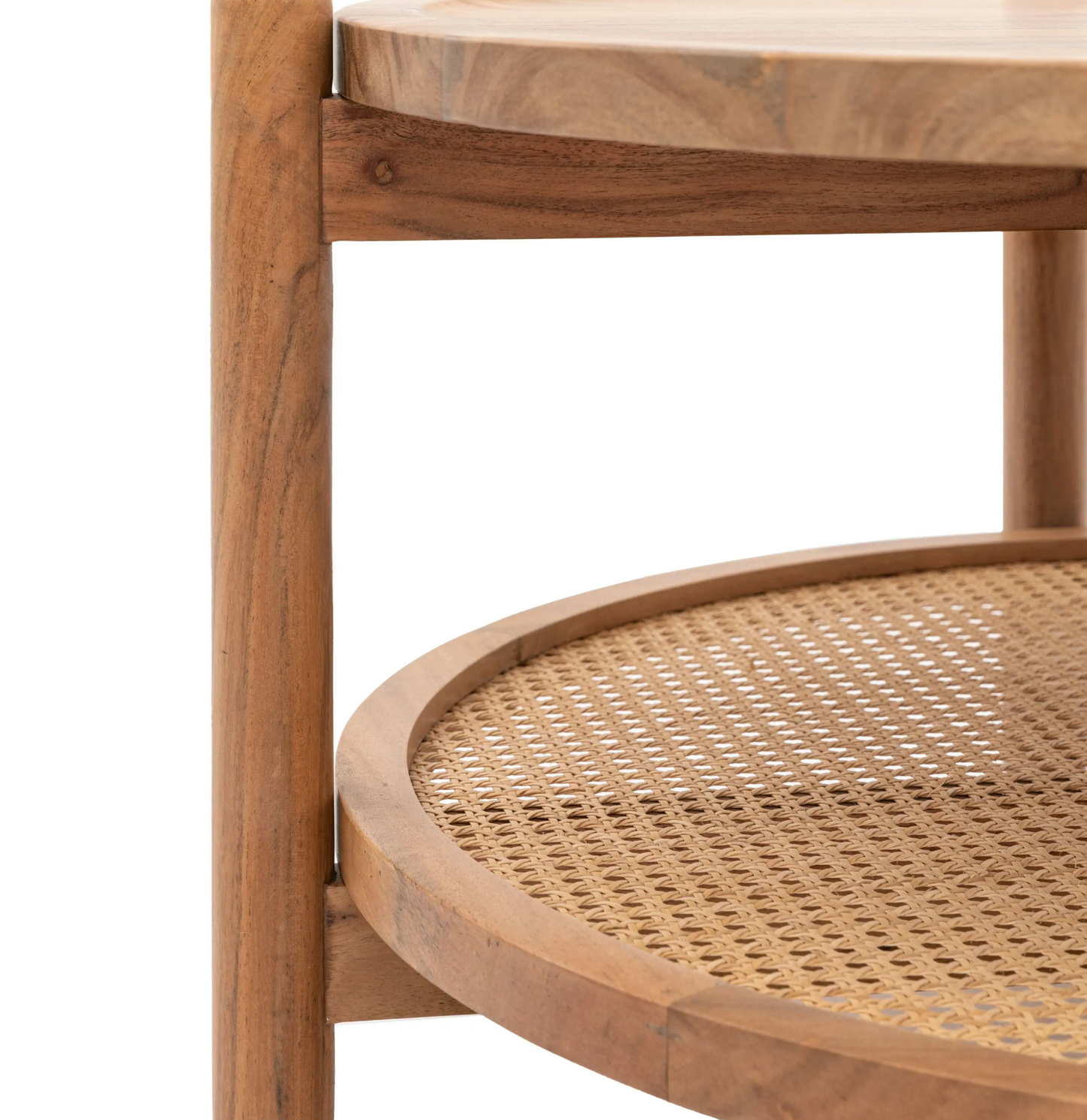 Cannes Rattan Coffee Table D80cm