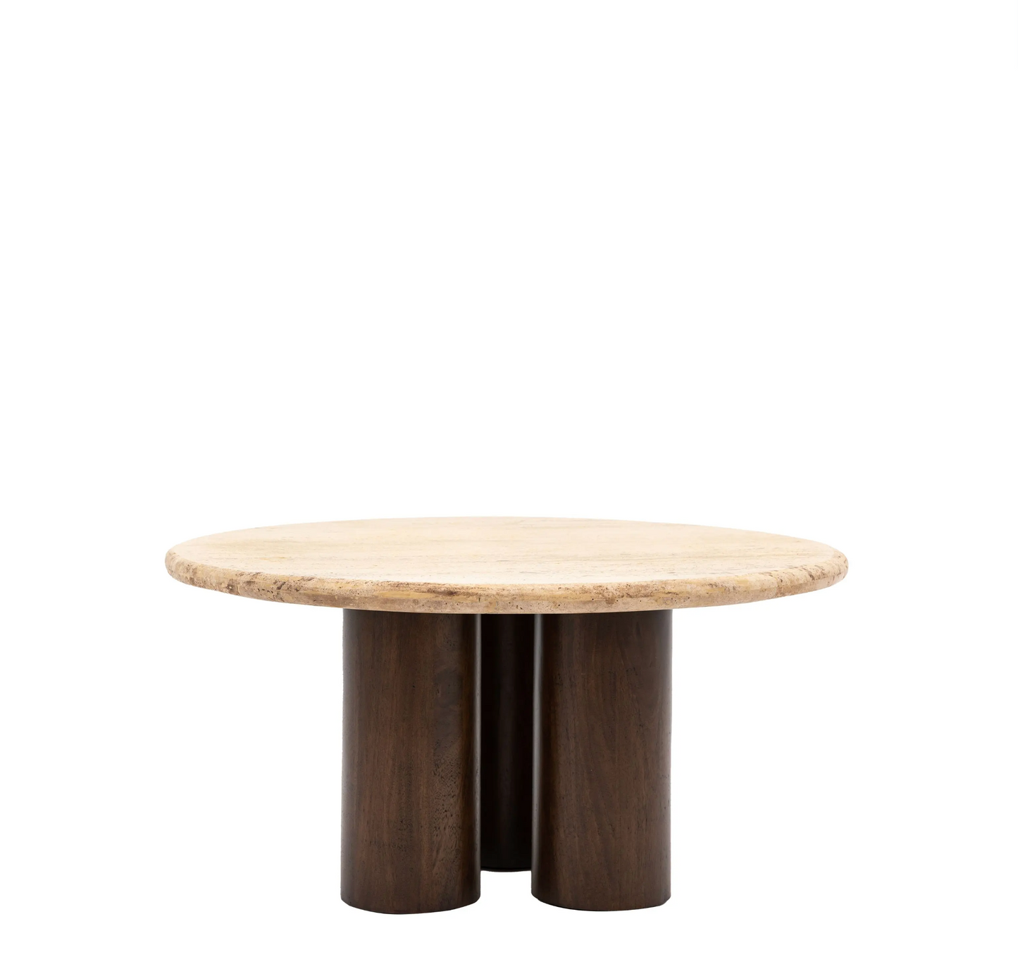 Travertine Coffee Table D75cm