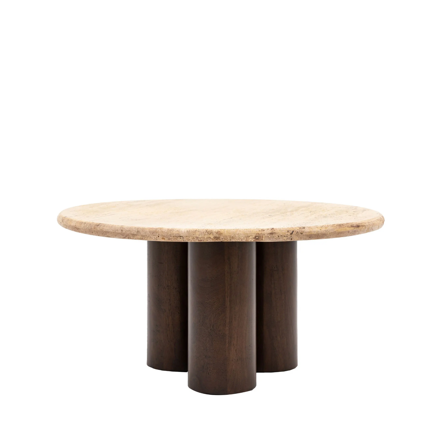 Travertine Coffee Table D75cm