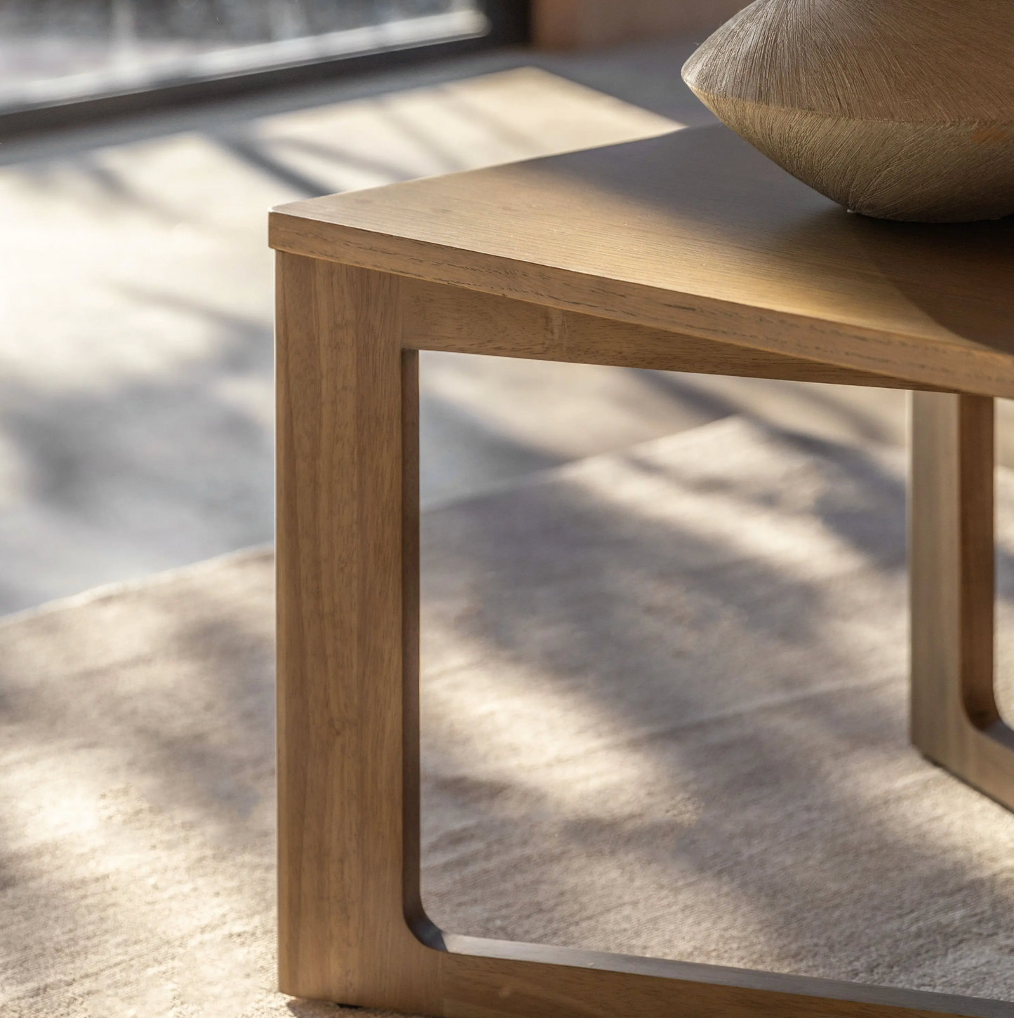 Panelled Coffee Table (Oak) W55/L120cm