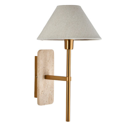 Travertine Wall Light