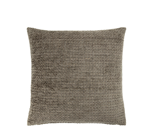 Chenille Olive Cushion 55 x 55cm