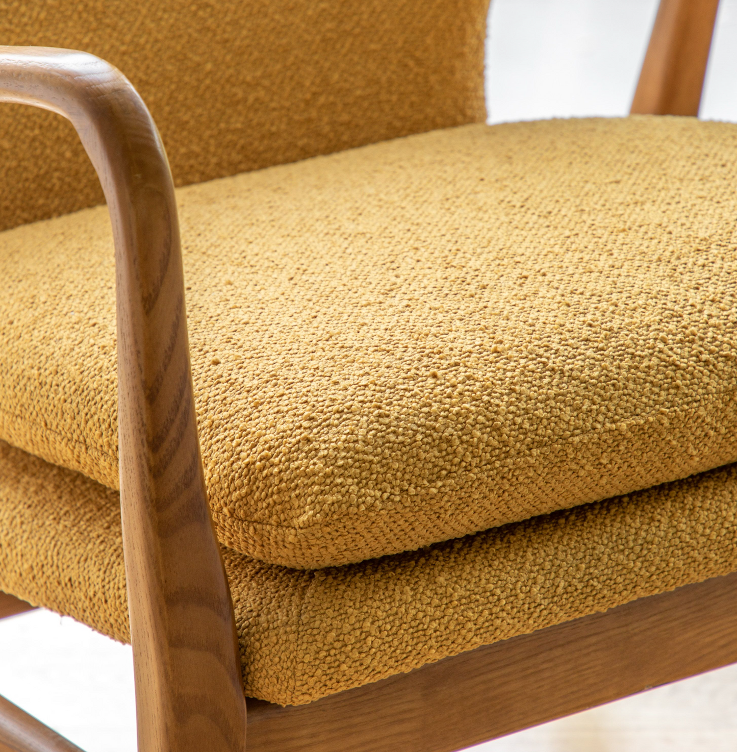 Ochre Mid Century Armchair