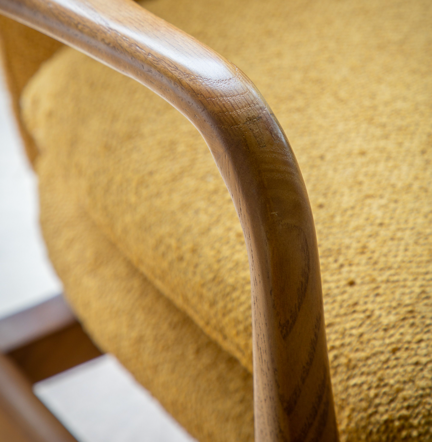 Ochre Mid Century Armchair