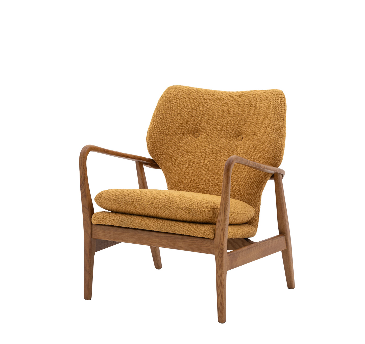 Ochre Mid Century Armchair