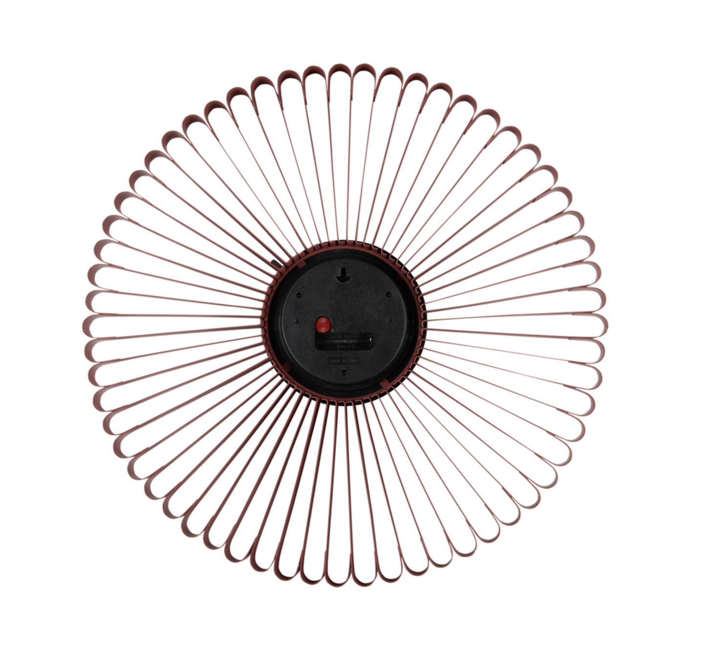 Cascara Wall Clock (Red Ochre) D50cm
