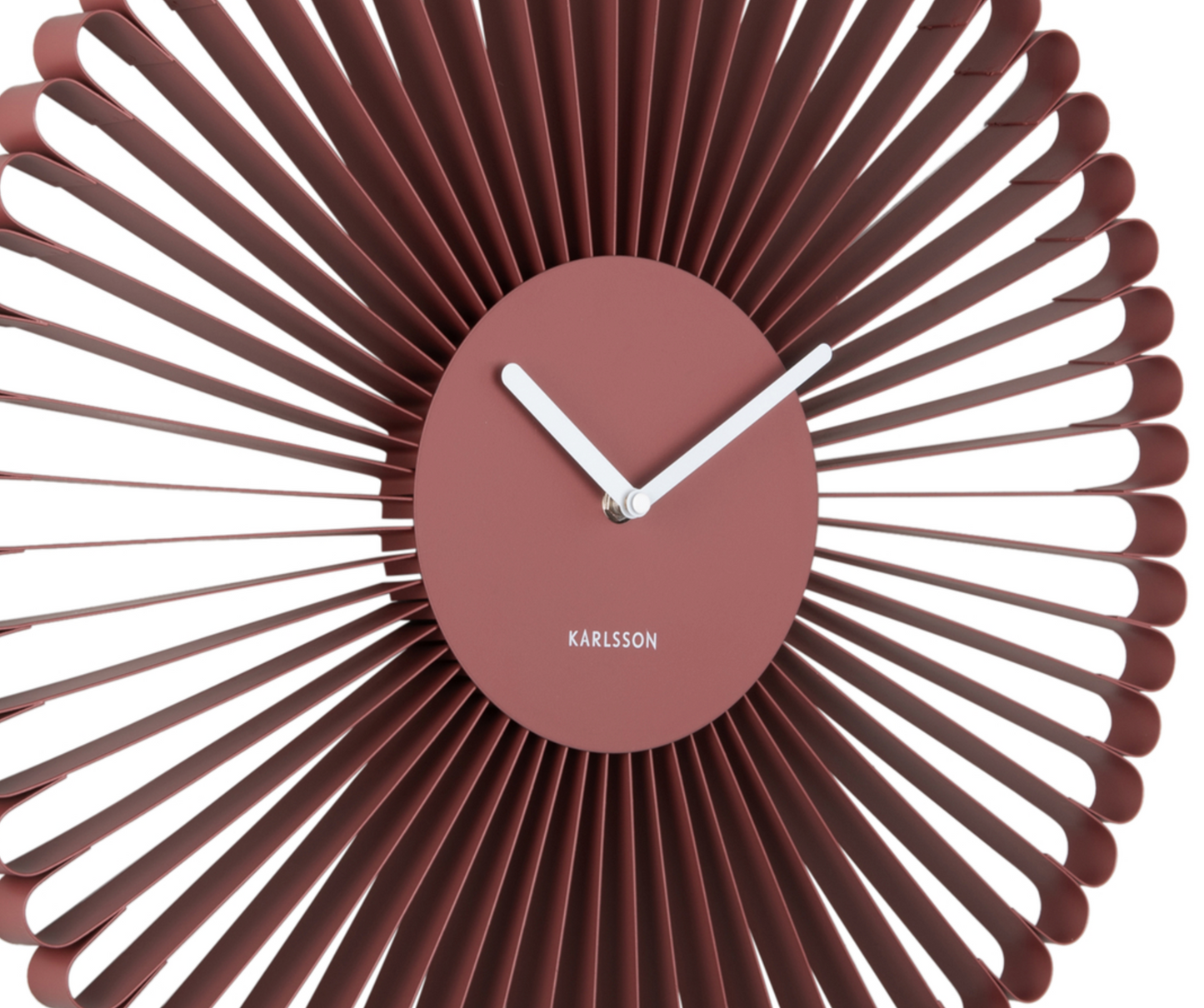Cascara Wall Clock (Red Ochre) D50cm