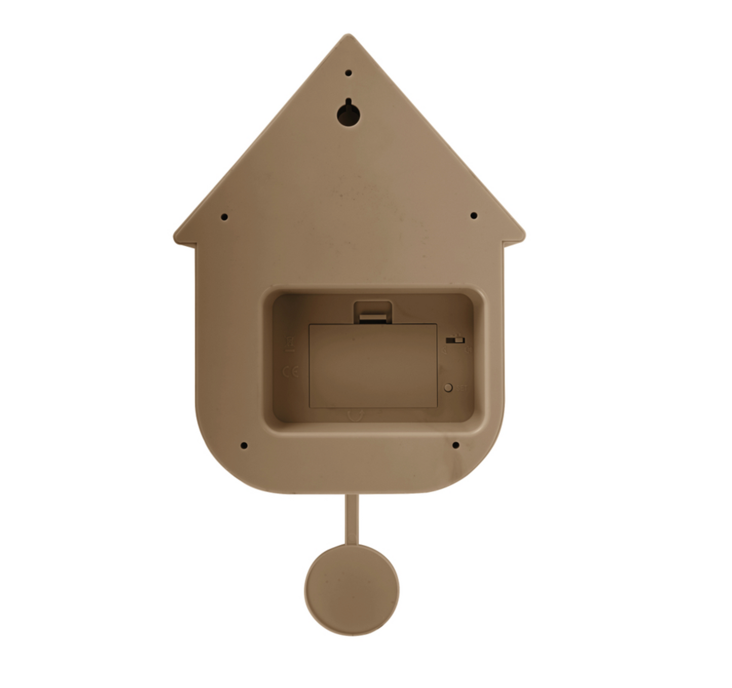 Modern Cuckoo Oro Wall Clock (Mocha Brown)