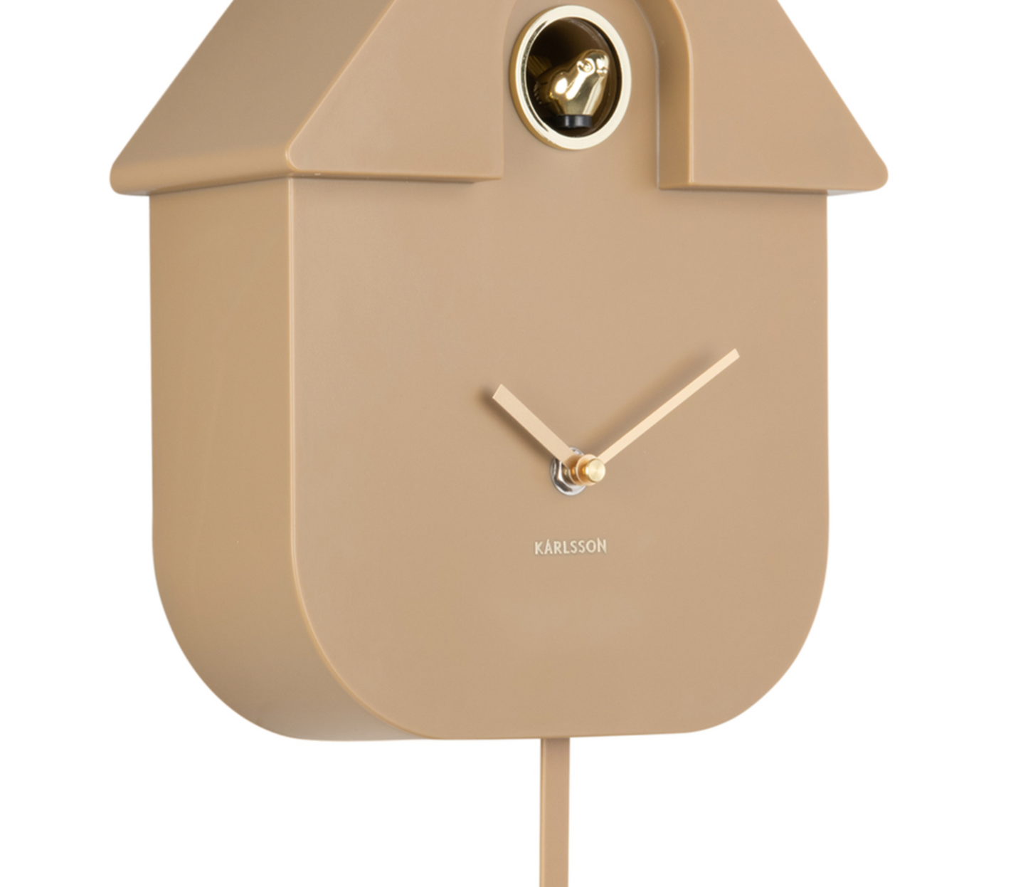 Modern Cuckoo Oro Wall Clock (Mocha Brown)