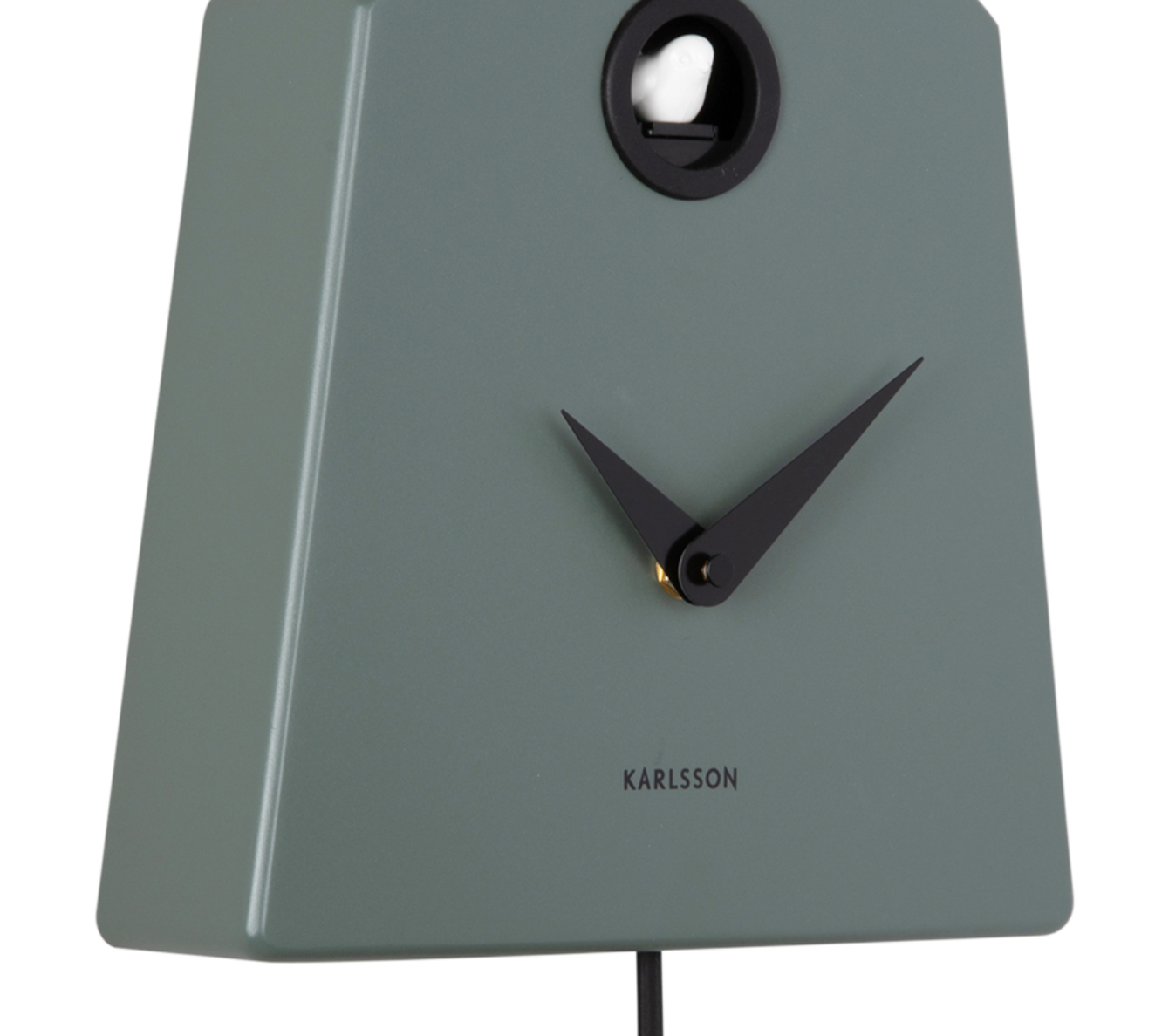 Modern Cuckoo Grafico Wall Clock (Jungle Green)