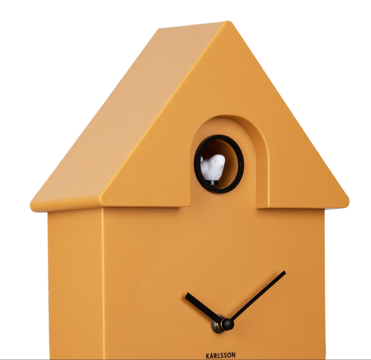 Modern Cuckoo Classic Wall Clock (Ochre)