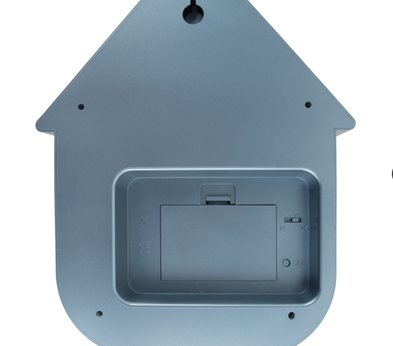 Modern Cuckoo Metallic Wall Clock (Metallic Blue)