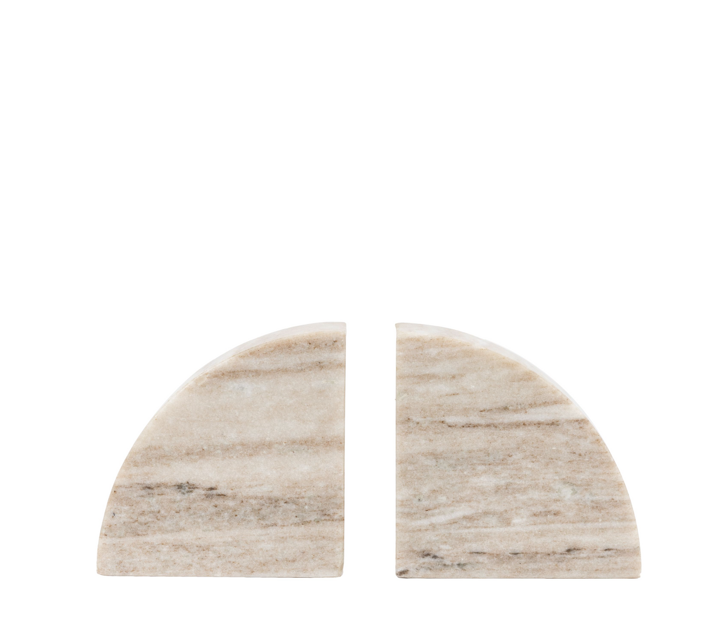 Tamera Marble Bookend in Sandstone (Set of 2)