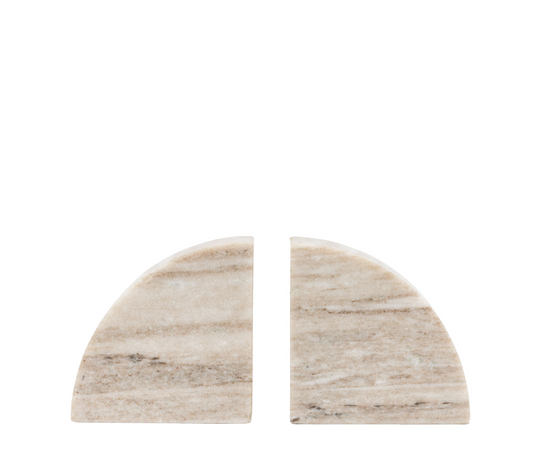 Tamera Marble Bookend in Sandstone (Set of 2)