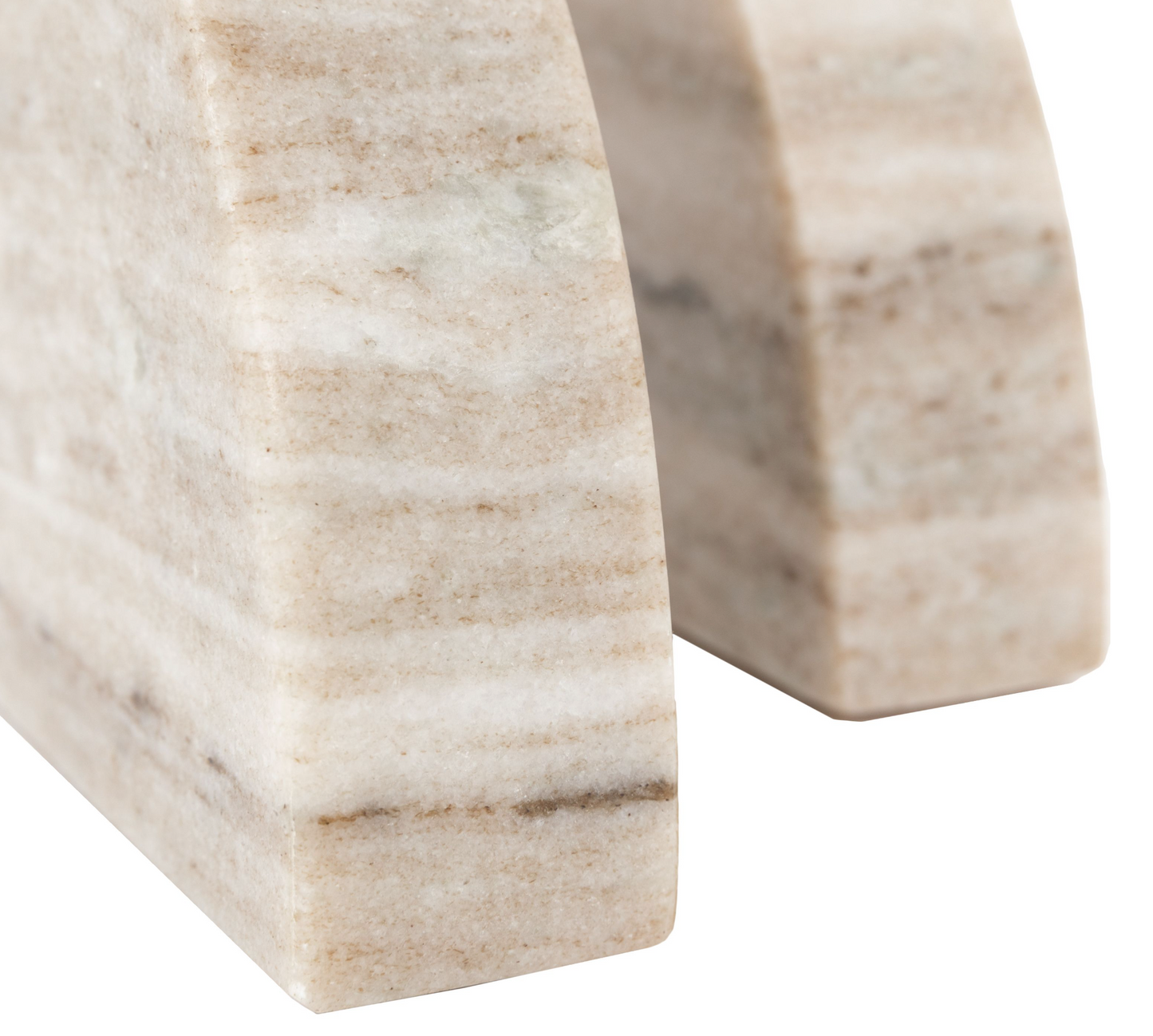 Tamera Marble Bookend in Sandstone (Set of 2)