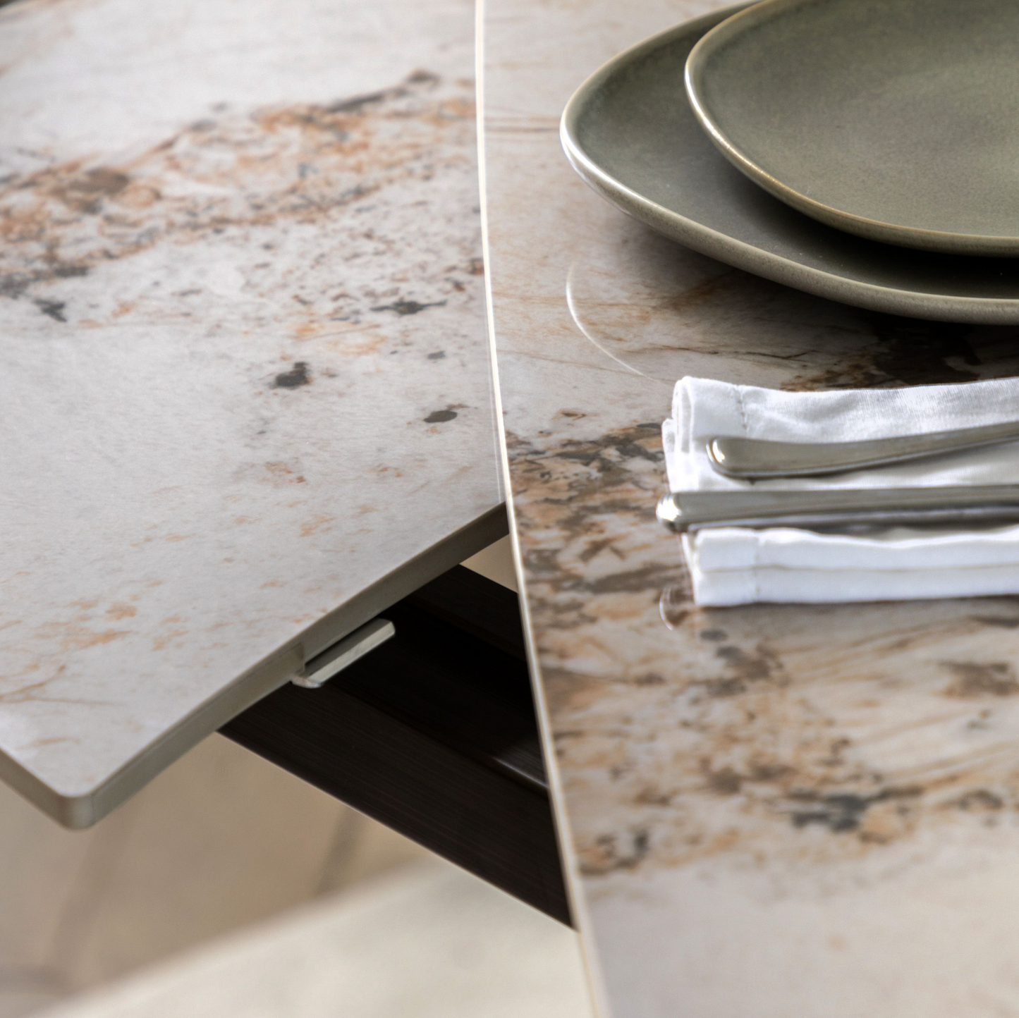 Bresso Ceramic Extendable Dining Table