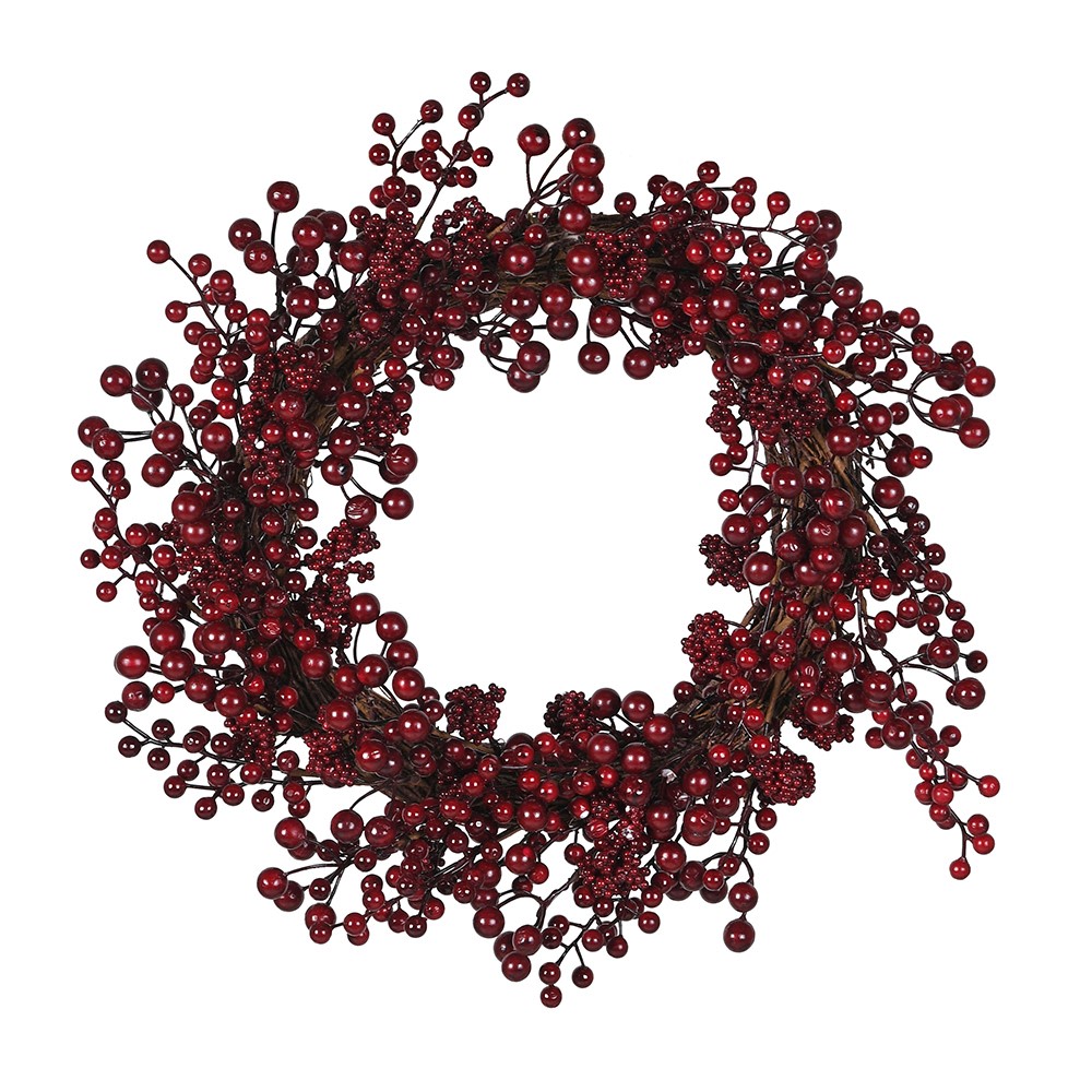 Red Berries Wreath D50cm