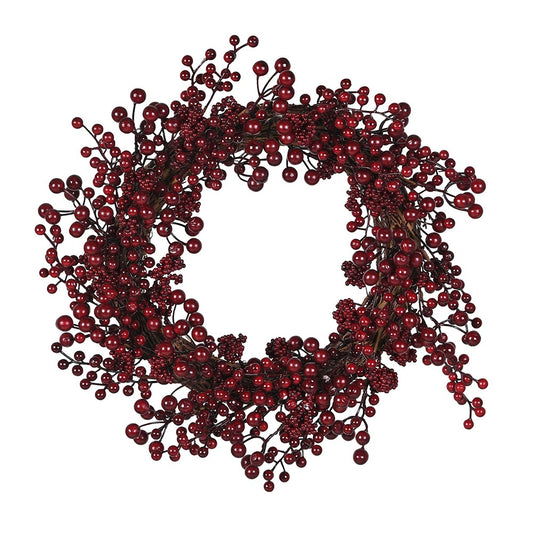 Red Berries Wreath D50cm