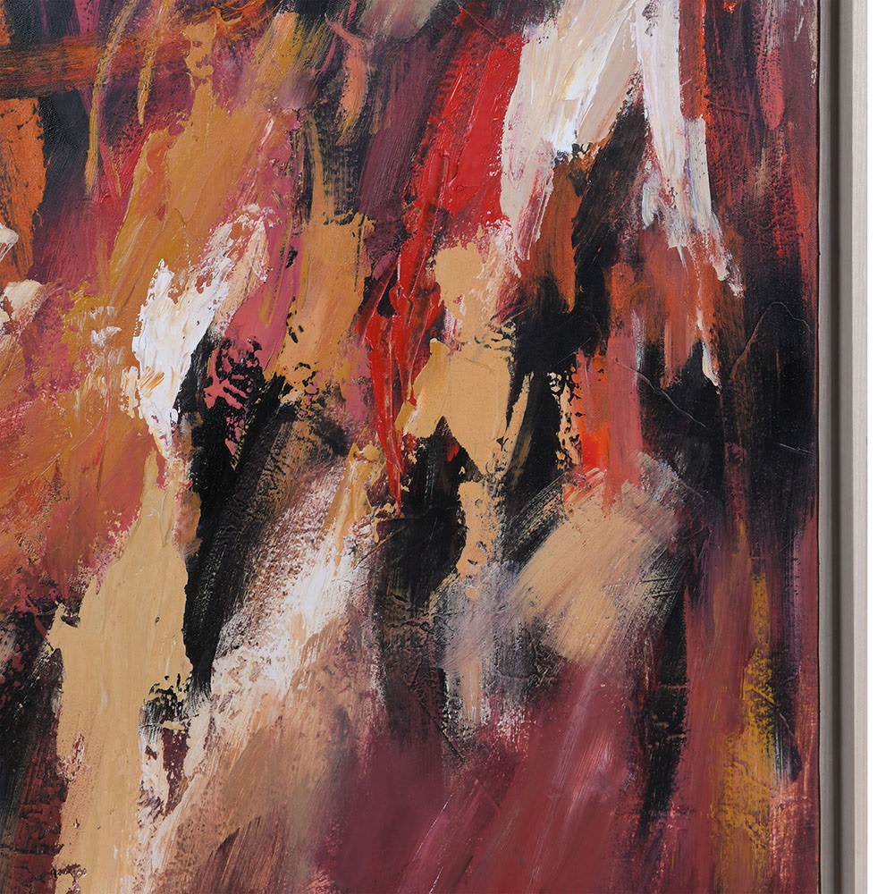Fanning the Flames - Framed Artwork W102 x H150cm