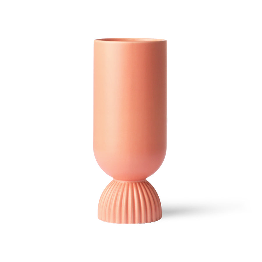 Ribbed Coral Vase | HKLIVING
