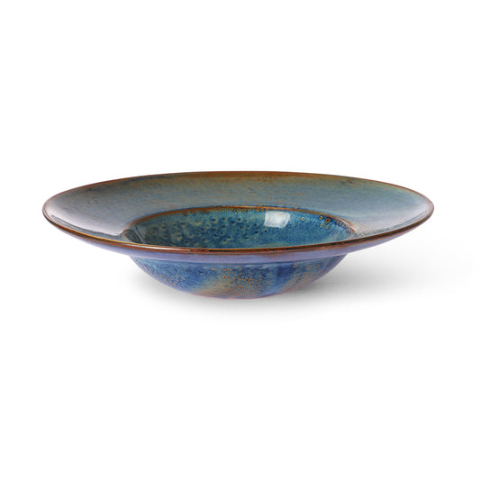 Chef ceramics: pasta plate (Rustic Blue)